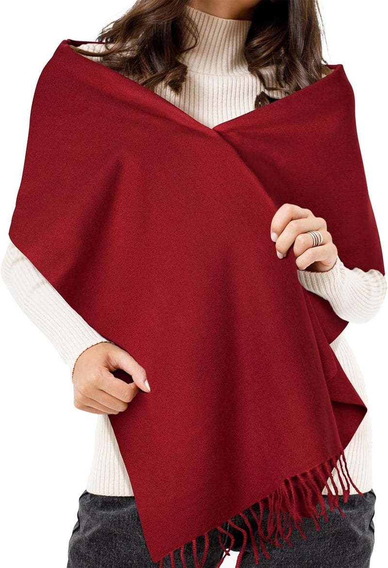 Darller Winter Scarf for Women Pashmina Shawls and Wraps for Evening Dresses Wedding Party Bridesmaid Warm Long Scarves Shawl - Image 4